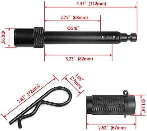 Kaycentop hitch приемник за приемник за заклучување на приколка за заклучување 5/8 инчи, безбедносни заклучувачки брави, вклопуваат 2 инчи 2,5 инчи за приемници на приемник, ?