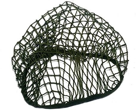 Anqiao ww2 реплика US M1 шлемот покритие нето за тактички кацига за покривање на кацига, зелена светска репродукција на Втората светска