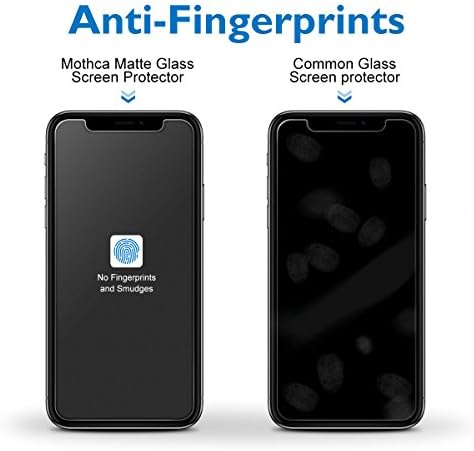 Заштитник на екранот Motte Matte Glass за iPhone XS Max/iPhone 11 Pro Max Anti-Glare & Anti-Fingerprint Tempered Glass Clear Fild