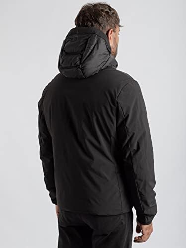 Oshho јакни за жени - мажи солиден поштенски џеб со качулка со подножје зимски палто
