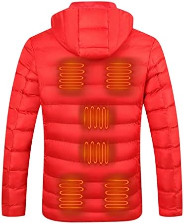 Dfhyar за греење елек USB 11 парче машки и женски полнење загревање на палто графен памук загревање на загревање на палтото кошула