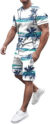 Jоофу Мажи пролетна летна облека на плажа со кратки ракави со кратки кошули со кратки костуми со футуристички костуми мажи
