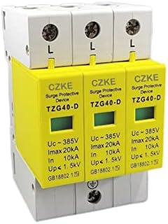 Ezzon AC SPD 3P 10KA 20KA 385VAC House Surge Protector Заштита за заштита на низок напон