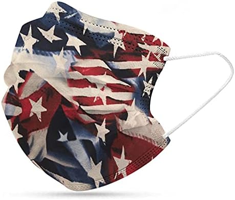 50 парчиња патриотски парчиња за еднократна употреба со дизајни на знами