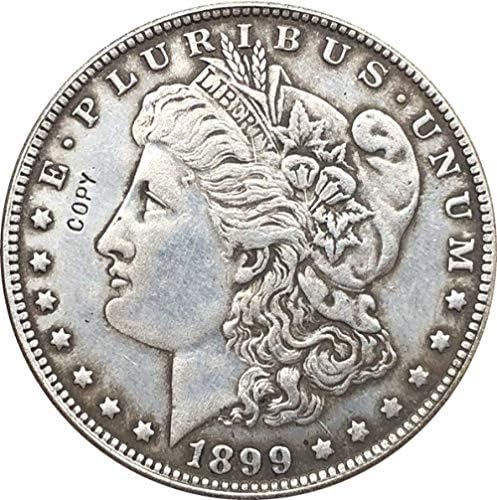 1899-САД Морган Долар Монети Копија Копија Орнаменти Колекција Подароци