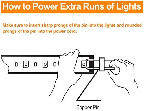 Shine Decor Decor 6ft LED комплет за кабел за напојување, само за 6x10mm LED LED единечни светла во боја