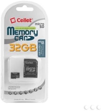 Cellet 32GB Verykool i600 Микро Sdhc Картичката Е Прилагодена Форматирана за дигитално снимање со голема брзина, без загуби! Вклучува Стандарден