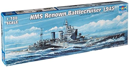 Трамптер 1/700 HMS Познатиот британски Battle Cruiser 1945 Модел комплет