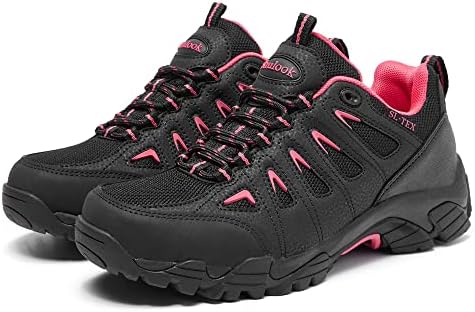 Shulook чевли за пешачење жени | Водоотпорни чевли за жени | Удобно и лесна тежина и не-лизгање | Чевли за пешачење за жени кои шетаат низ тениски