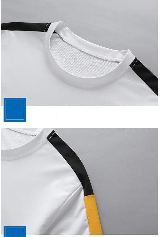 SCDZS Машки летни тренерки за четкички за кратки ракави со кратки две парчиња сери