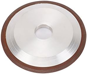 WenFo 150Grit Resin abrasive Diamond Grinding Wheel Disc single hypotenuse for grinding hard alloy,Tungsten Steel Milling Cutter Tool Sharpener