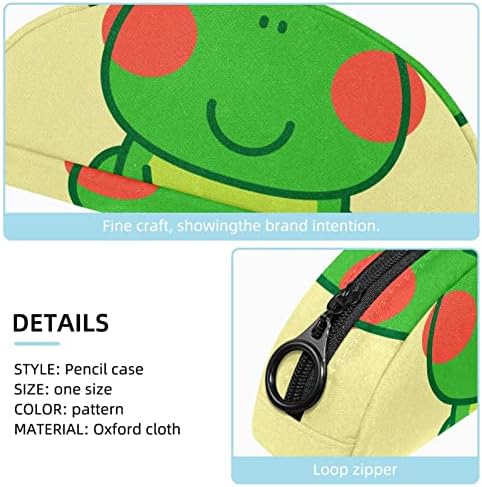 Тбуобт Торба За Шминка Патент Торбичка Патување Козметички Организатор За Жени И Девојки, животински цртан филм жаба