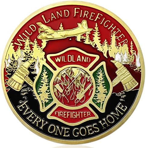 Америка пожарникар за диви земја предизвик за пензионирање на пожарникарскиот војник подарок