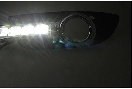 AupTech LED Дневни Светла Бела БОЈА DRL Светилка Комплет MITSUBISHI LACCERS ES DE GTS 2008-2013