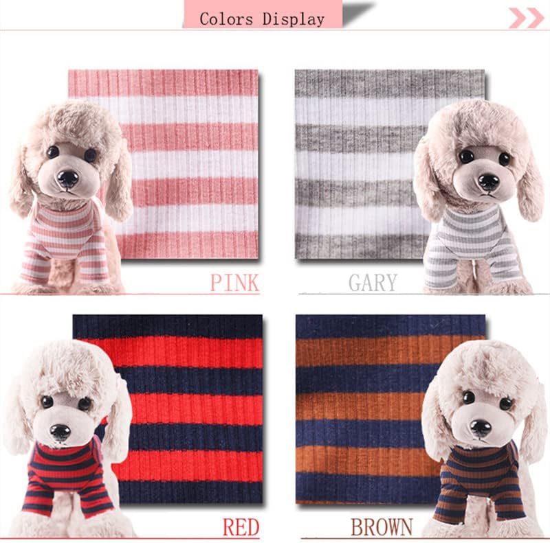 Топла плетена облека за миленичиња класичен палто со ленти со мали кучиња мачка со мачки мета, мечето зимска облека 1 xs