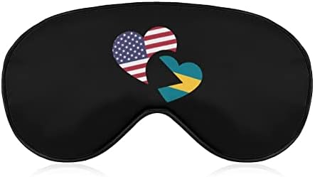 Бахами САД знаме за спиење маска за очи мека смешна сенка на очите за слепите очи за очи за спиење за патување за патување