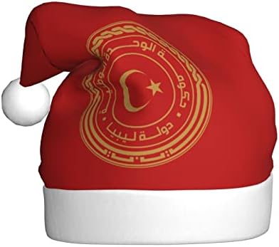 ЗАЛТАС Печат На Владата На Националното Единство Божиќна Капа За Возрасни Меки Удобни Капи На Дедо Мраз За Божиќ Нова Година Празнични Забави