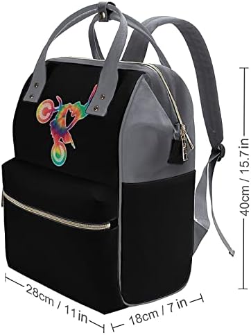 Врзана боја мотокрос возач на водоотпорен мајки ранец со голем капацитет торба со мултифункционална торба за мултифункционална торба