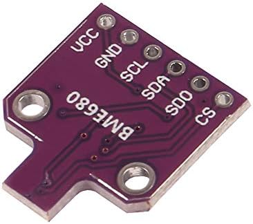 ACEIRMC BME680 Дигитална температура на влажноста на влажноста Сензор за притисок на таблата компатибилна за Arduino Raspberry Pi ESP8266 3 ~ 5VDC BME680
