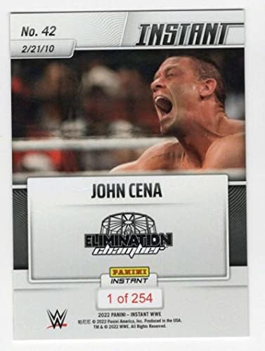 Cон Цена 2022 Панини Instant WWE Premiere Commorative Set /254#42 Елиминација на комората за елиминација