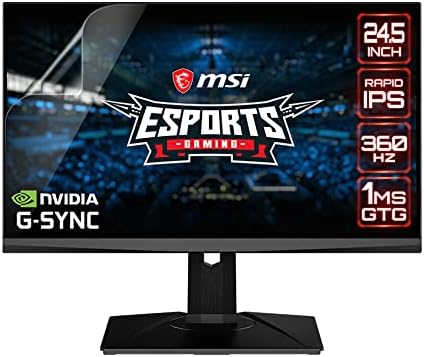 Филм за заштита на екранот со центричен мат, компатибилен со MSI Monitor Oculux 25 NXG253R [Пакет од 2]