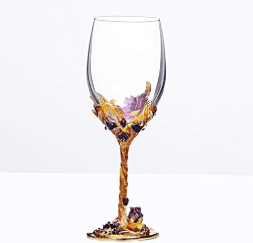 Кабилок Проѕирни Чаши Проѕирни Чаши Кристално Емајлирани Чаши За Вино Пехари Чаши За Шампањ Чаши За Наздравување Со Цвеќиња За Свадбена Забава