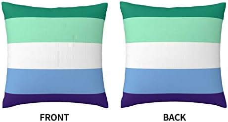 MLM Pride Flage мека удобна двојна еднострана кадифен перница со силна домашна практичност 18 x 18 во