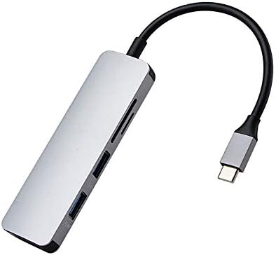 XUNMAIFHB Преносни Докинг Станица, Тип-ц Експанзија Пристаниште USB - C ДО HDMI конвертор центар сплитер USB3. 0 Картичка Читач TF+SD Картичка