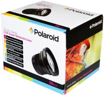 Полароид Студио Серија 3.5 X HD Супер Телефото Објектив, Вклучува Торбичка За Леќи Со Капачиња За Samsung NX-5, NX-10, NX-100,