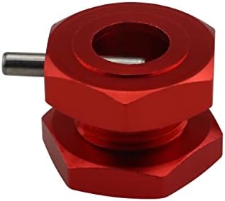 Ruiwaer 17 mm црвена 1: 8 алуминиумска легура тркала хексадецимално тркало орев хексадеци