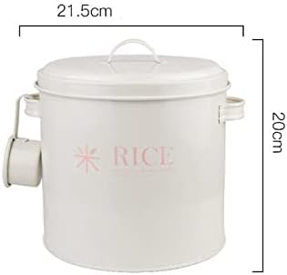 Crysdaralovebi железо големи запечатени лименки од ориз кофа брашно кутија за миење прашок кафе зрна резервоар за складирање жито диспензерот