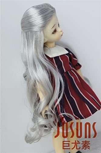 Jusuns Doll Wigs JD028 Долг бран Алис Фантазија Синтетичка Mohair BJD WIGS 1/6 YOSD 1/4 MSD 1/3 SD Мала додатоци за кукли