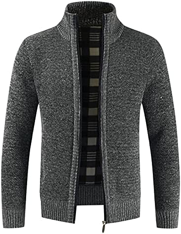 ADSSDQ Супер мека јакна Менс поштенски пад удобна надворешна облека долга полиестерска дневна облека обична цврста боја V врат