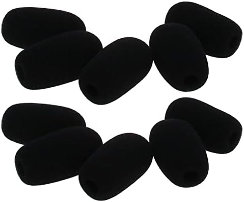Fielect 10pcs lable headsight microphone cover Foam Mic Cover 50 mm долг лавалиер микрофон за микрофон за микрофон микрофон