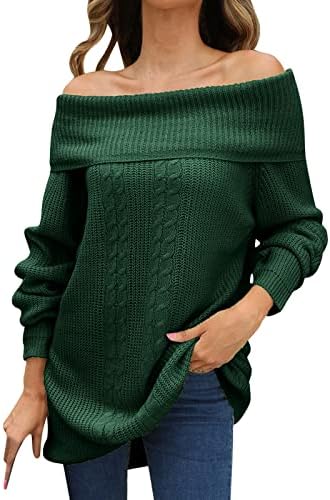 Kulywon outенски есен и зимски цврст темперамент со долг ракав со директен врат плетење џемпер момчиња пуловер џемпери