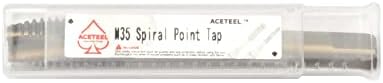 Aceteel M2 x 0.25 што содржи кобалт спирална точка чешма, HSS-CO Spiral Point Thap Thap M2 X 0.25