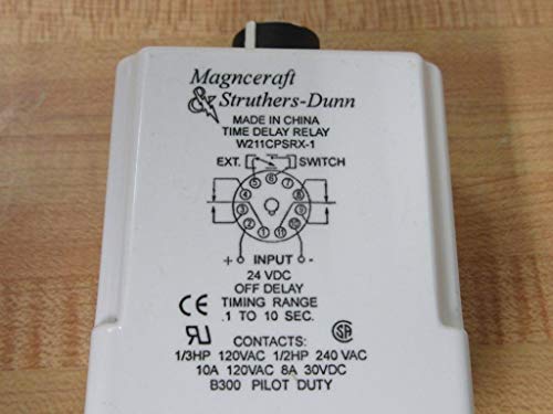 Struthers Magnecraft Dunn W211CPSRX-1 реле за одложување на временско одложување W211CPSRX1