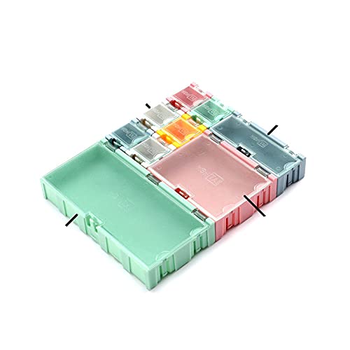 1 сет = 9 парчиња SMD SMT алатка за електронски компоненти за електронска компонента Поставете мини кутија за складирање и практичен кутија