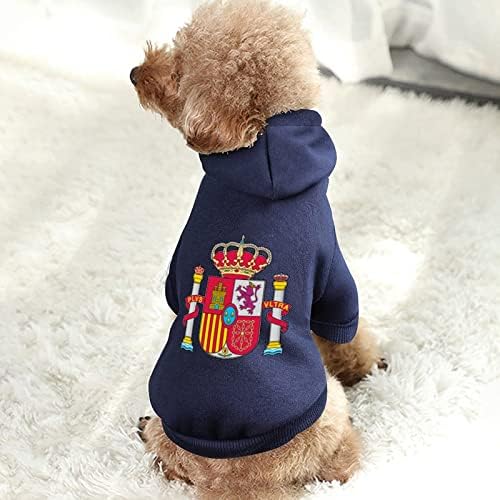 Шпанија лого миленичиња дуксери меки топло кучиња џемпер печатена шема миленичиња миленичиња одговара со капи со капи со капи со капи