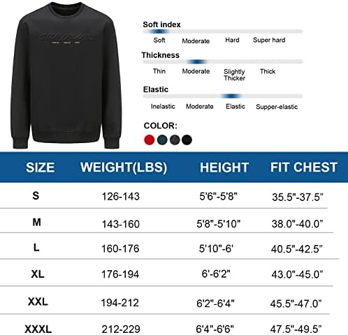 Машка маичка за мажи, екипаж со долги ракави, тренингот на руно пуловер, влага за влага и дишење