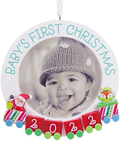 Бебето за белег на првиот Божиќ, Дедо Мраз, Фото Рамка 2022 Божиќна украс
