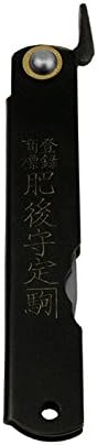 Хигоноками - Сечило Во Форма На Челичен Лист Од Бела Хартија 100мм Црно