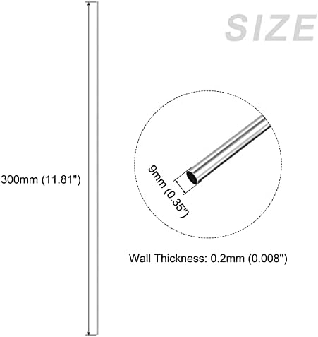 МЕТАЛИКСИТИ 304 Нерѓосувачки Челик цевка 3 парчиња, Директно Цевки-За Мебел За Дома, Машини