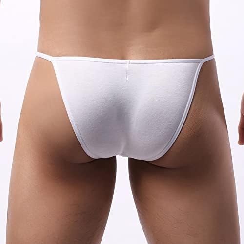 Менс секси полнач долна облека цврста мраз свила се вклопува удобно меко г-жичари со лесен истегнување на ниско ниво на дишење за