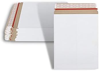 Цврсти поштари PSBM, 6x6 инчи, 7200 пакет, коверти за испорака на бели картони за фотографија и документ, само заптивка