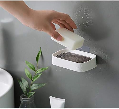 Taufe Travel Soap контејнер бања за сапун сапун кутија тоалетна бања сапун кутија преносна двојна слој решетката решетка за сапун кутија за складирање на домаќинства кути