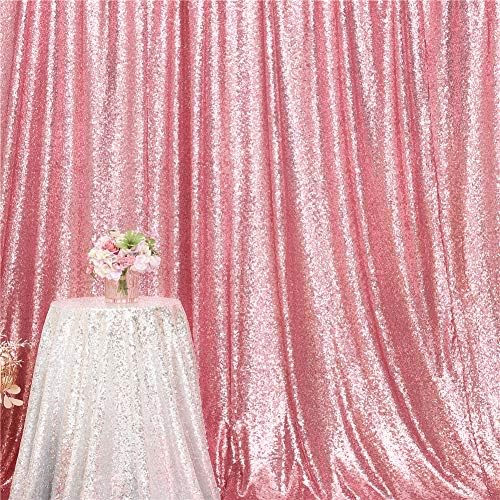Вечна Убавина Фуксија Розова Светка Свадба Позадина Фотографија Позадина Партија Завеса, 5Ft X 7Ft
