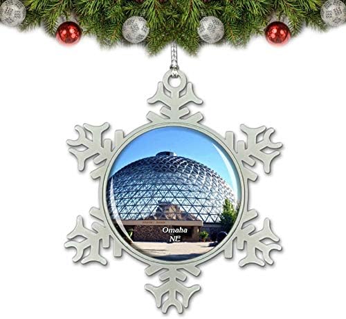 Umsufa omaha henry zooto zoo nebraska USA Божиќна украс за украсување на дрвјата кристален метален сувенир подарок