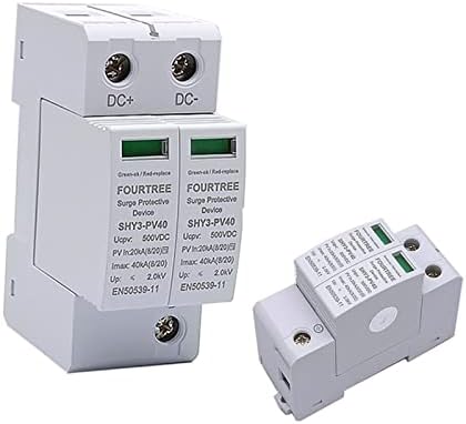 Hepup PV Surge Protector 2P 500VDC Arrester уред SPD Switch Домаќинство Сончев систем за комбинирани кутии за комбинирање на кутија ласерско