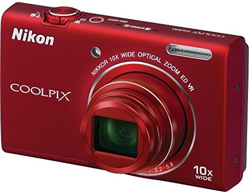 Nikon Coolpix S6200 16 MP дигитална камера со 10x оптички зум Nikkor Ed Glass Lens и HD 720P видео